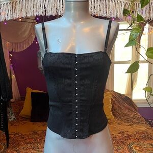 Vintage Y2K Gothic corset top